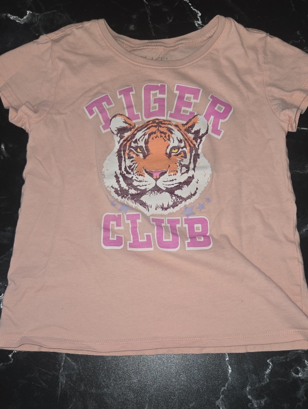The Children's Place Light Pink Tiger Club Graphic Tee